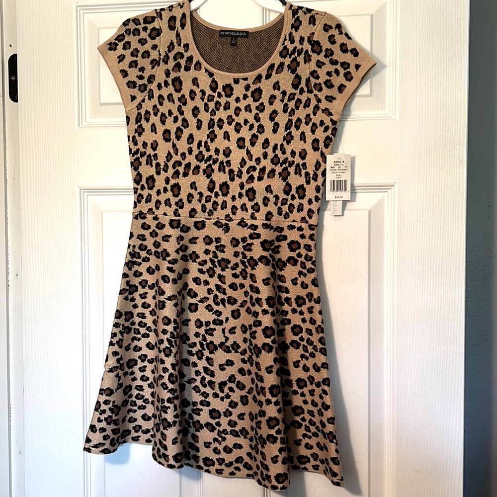 Girls Animal Print Dress